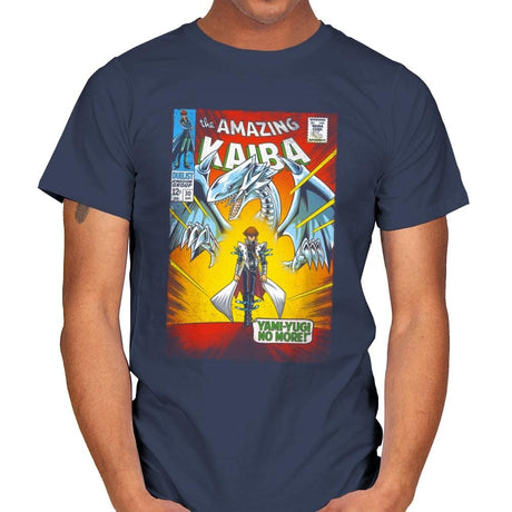 The Amazing Kaiba - Mens T-Shirts RIPT Apparel Small / Navy