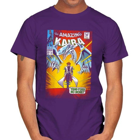 The Amazing Kaiba - Mens T-Shirts RIPT Apparel Small / Purple
