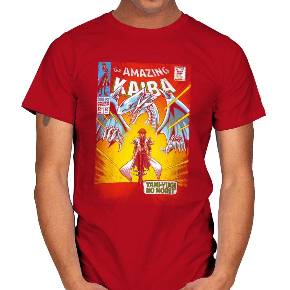 The Amazing Kaiba - Mens T-Shirts RIPT Apparel Small / Red