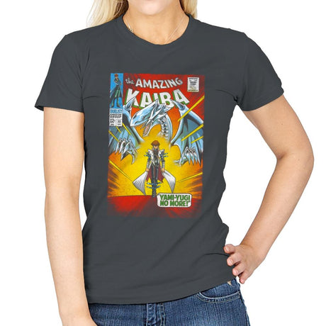 The Amazing Kaiba - Womens T-Shirts RIPT Apparel Small / Charcoal