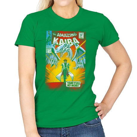 The Amazing Kaiba - Womens T-Shirts RIPT Apparel Small / Irish Green