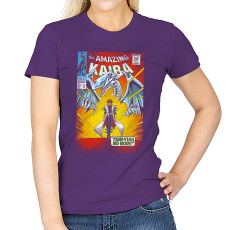 The Amazing Kaiba - Womens T-Shirts RIPT Apparel Small / Purple
