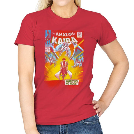 The Amazing Kaiba - Womens T-Shirts RIPT Apparel Small / Red