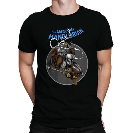 The Amazing Mandalorian - Mens Premium T-Shirts RIPT Apparel Small / Black