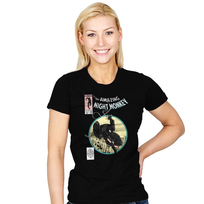 The Amazing Night Monkey - Womens T-Shirts RIPT Apparel