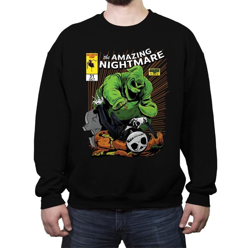 The Amazing Nightmare - Crew Neck Sweatshirt Crew Neck Sweatshirt RIPT Apparel Small / Black