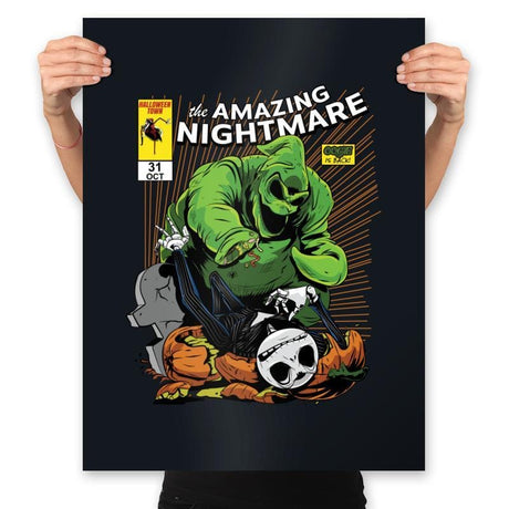 The Amazing Nightmare - Prints Posters RIPT Apparel 18x24 / Black