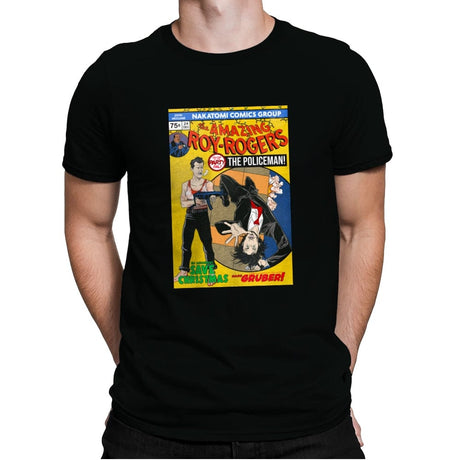 The Amazing Roy Rogers - Mens Premium T-Shirts RIPT Apparel Small / Black