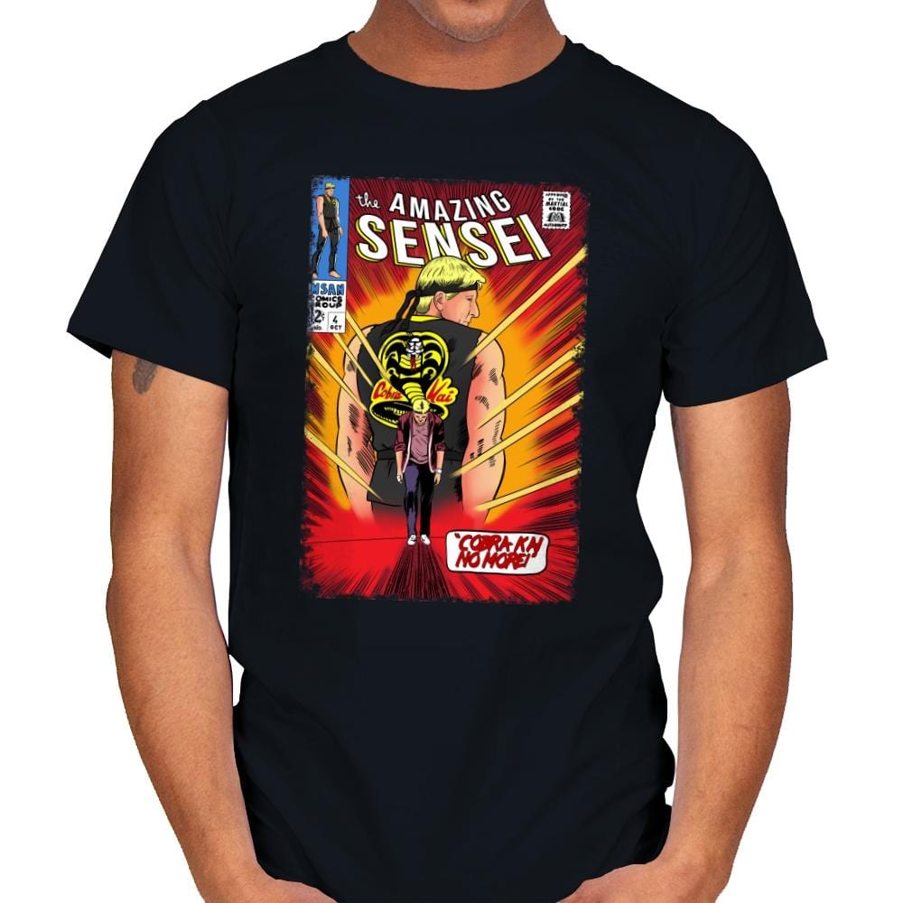 The Amazing Sensei - Mens T-Shirts RIPT Apparel Small / Black