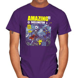 The Amazing Skellington Exclusive - Mens T-Shirts RIPT Apparel Small / Purple