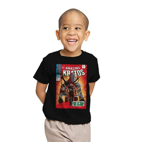 The Amazing Spartan - Youth T-Shirts RIPT Apparel X-small / Black