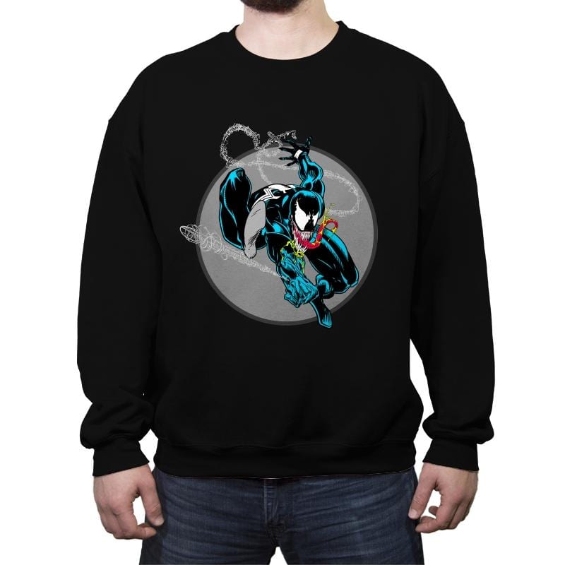 The Amazing Symbiosis - Crew Neck Sweatshirt Crew Neck Sweatshirt RIPT Apparel Small / Black