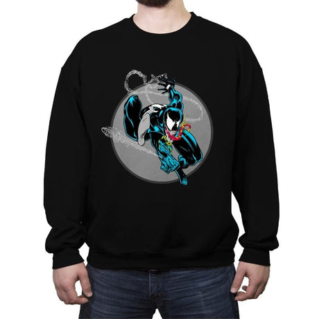 The Amazing Symbiosis - Crew Neck Sweatshirt Crew Neck Sweatshirt RIPT Apparel Small / Black