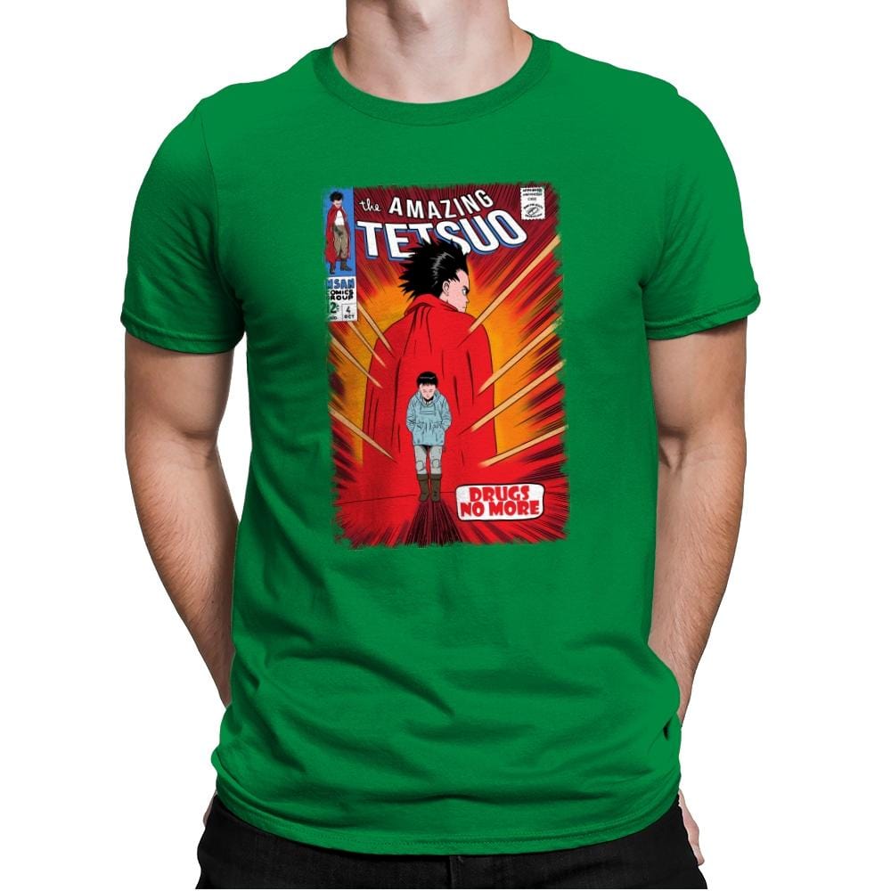 The Amazing Tetsuo - Mens Premium T-Shirts RIPT Apparel Small / Kelly Green