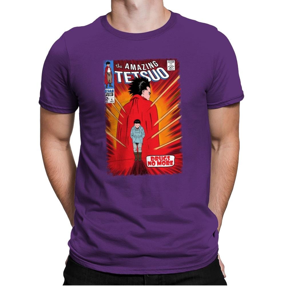 The Amazing Tetsuo - Mens Premium T-Shirts RIPT Apparel Small / Purple Rush