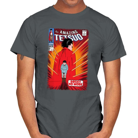 The Amazing Tetsuo - Mens T-Shirts RIPT Apparel Small / Charcoal