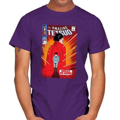The Amazing Tetsuo - Mens T-Shirts RIPT Apparel Small / Purple
