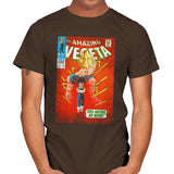 The Amazing Vegeta Exclusive - Mens T-Shirts RIPT Apparel Small / Dark Chocolate