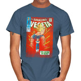 The Amazing Vegeta Exclusive - Mens T-Shirts RIPT Apparel Small / Indigo Blue