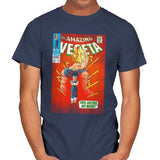 The Amazing Vegeta Exclusive - Mens T-Shirts RIPT Apparel Small / Navy