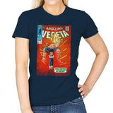 The Amazing Vegeta Exclusive - Womens T-Shirts RIPT Apparel Small / Navy