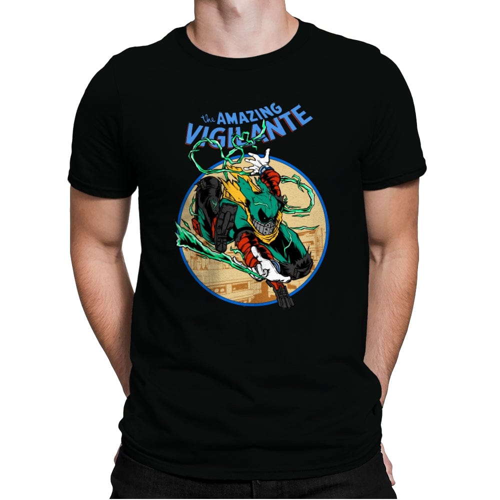 The Amazing Vigilante - Mens Premium T-Shirts RIPT Apparel Small / Black