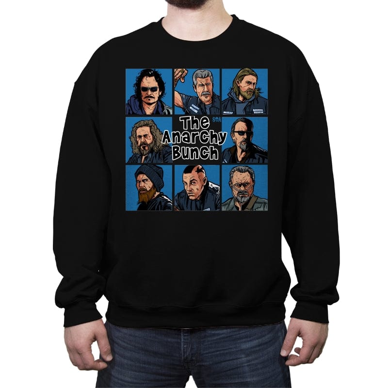 The Anarchy Bunch - Crew Neck Sweatshirt Crew Neck Sweatshirt RIPT Apparel Small / Black