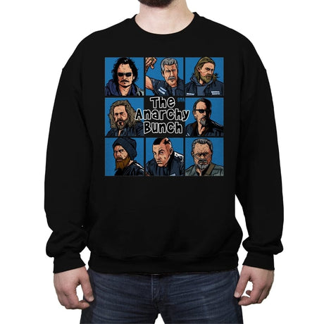 The Anarchy Bunch - Crew Neck Sweatshirt Crew Neck Sweatshirt RIPT Apparel Small / Black