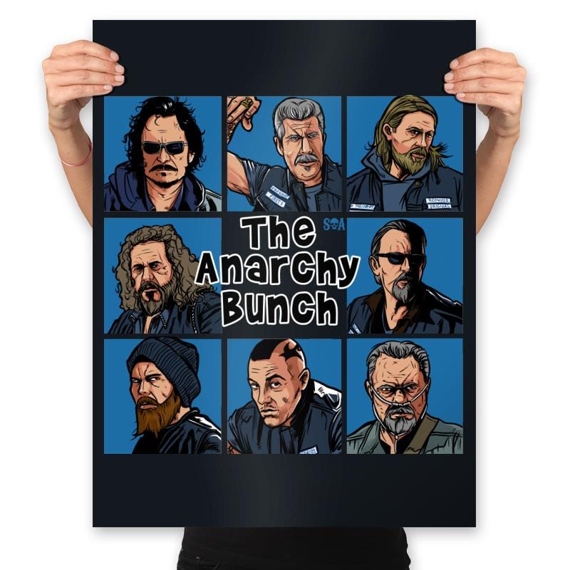 The Anarchy Bunch - Prints Posters RIPT Apparel 18x24 / Black