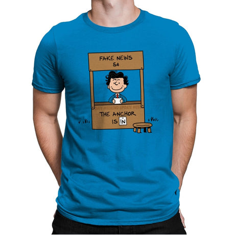 The Anchor Is In - Mens Premium T-Shirts RIPT Apparel Small / Turqouise