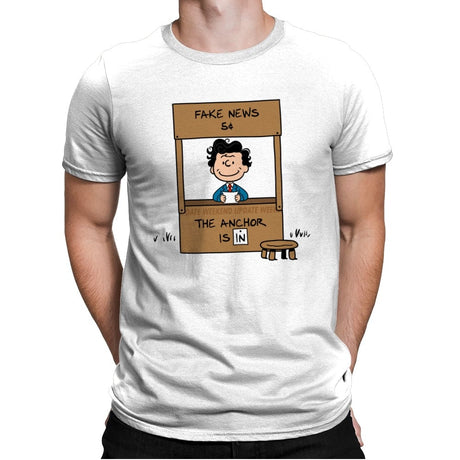 The Anchor Is In - Mens Premium T-Shirts RIPT Apparel Small / White