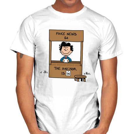 The Anchor Is In - Mens T-Shirts RIPT Apparel Small / White