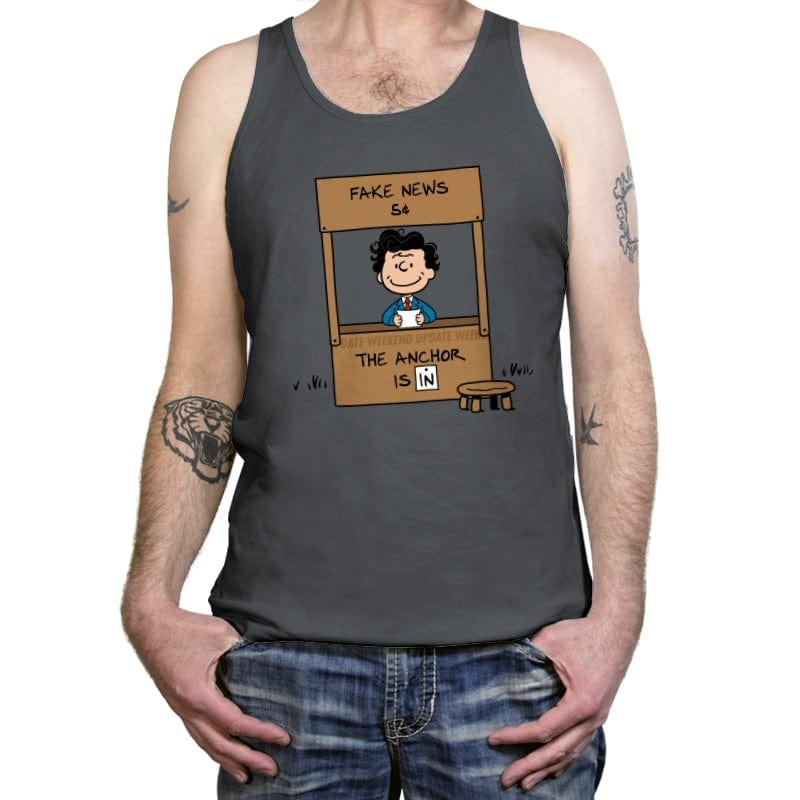 The Anchor Is In - Tanktop Tanktop RIPT Apparel X-Small / Asphalt