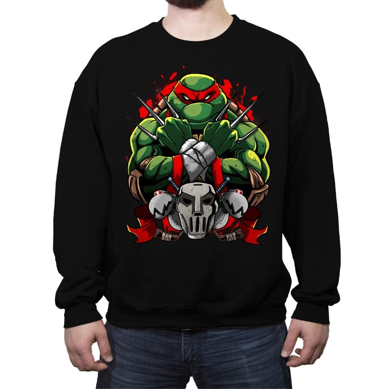 The Angry Brother - Crew Neck Sweatshirt Crew Neck Sweatshirt RIPT Apparel Small / Black