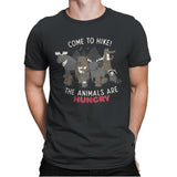 The Animals Are Hungry - Mens Premium T-Shirts RIPT Apparel Small / Heavy Metal
