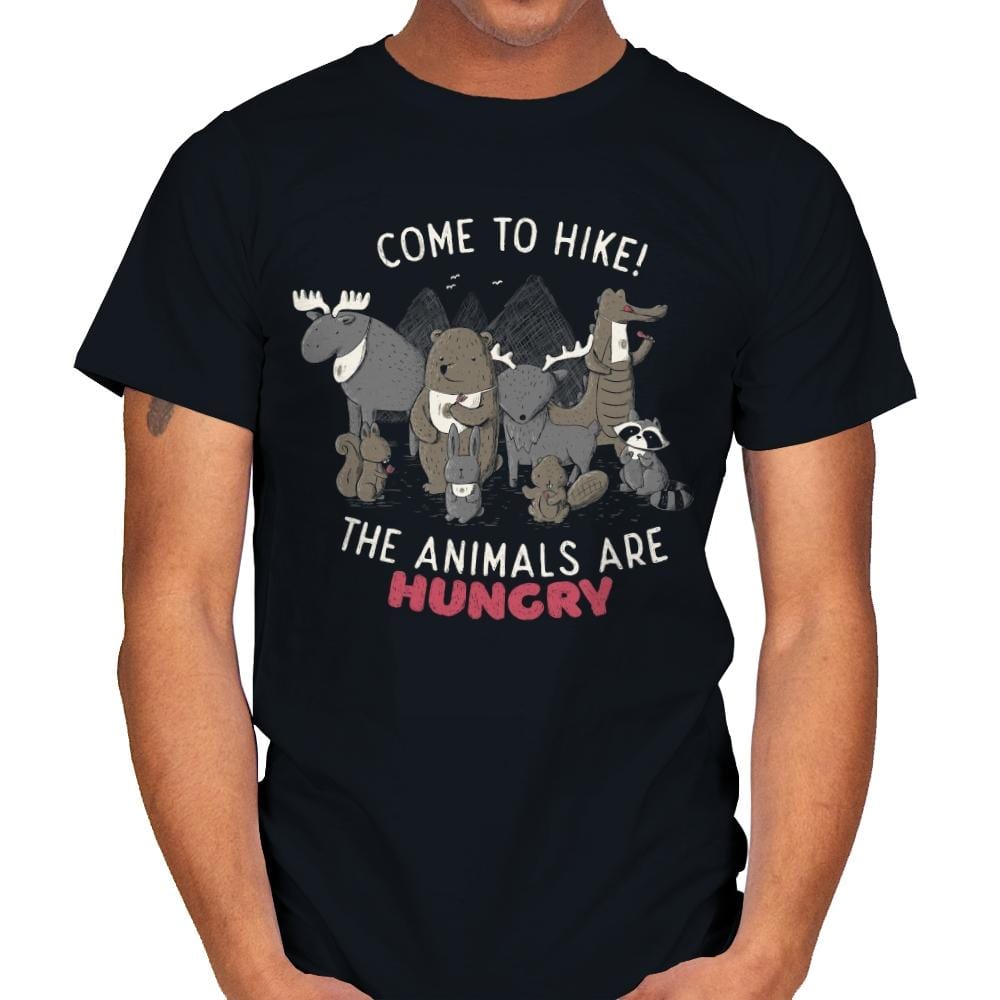 The Animals Are Hungry - Mens T-Shirts RIPT Apparel Small / Black