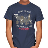 The Animals Are Hungry - Mens T-Shirts RIPT Apparel Small / Navy
