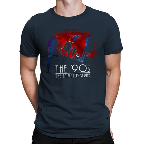 The Animated 90s - Mens Premium T-Shirts RIPT Apparel Small / Indigo