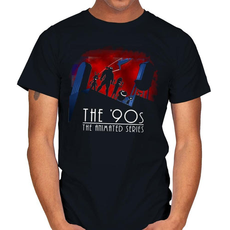 The Animated 90s - Mens T-Shirts RIPT Apparel Small / Black