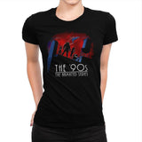 The Animated 90s - Womens Premium T-Shirts RIPT Apparel Small / Indigo