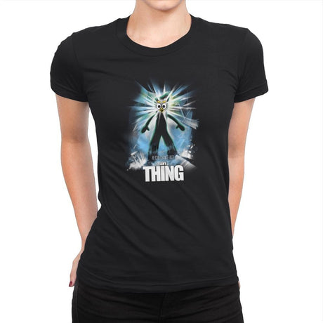 The Any Thing Exclusive - Womens Premium T-Shirts RIPT Apparel Small / Black