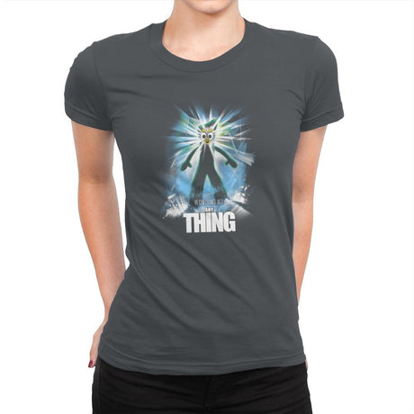 The Any Thing Exclusive - Womens Premium T-Shirts RIPT Apparel Small / Heavy Metal