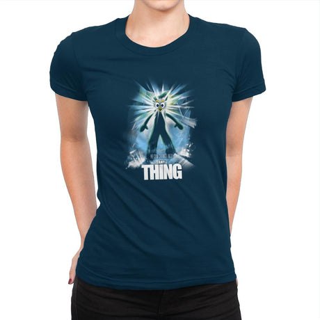The Any Thing Exclusive - Womens Premium T-Shirts RIPT Apparel Small / Midnight Navy