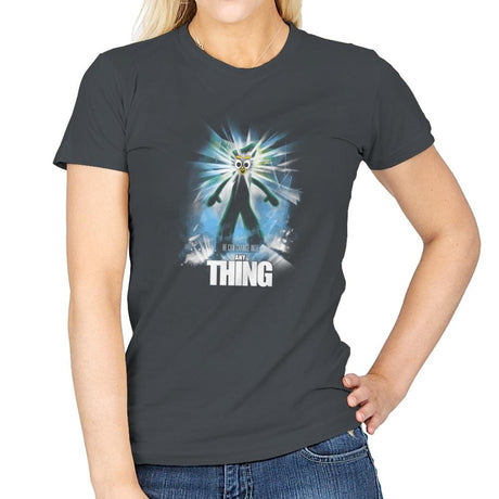 The Any Thing Exclusive - Womens T-Shirts RIPT Apparel Small / Charcoal