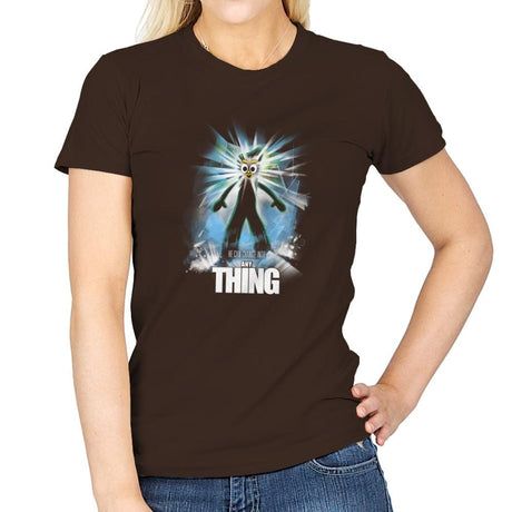 The Any Thing Exclusive - Womens T-Shirts RIPT Apparel Small / Dark Chocolate