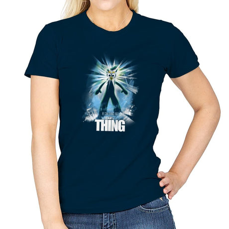 The Any Thing Exclusive - Womens T-Shirts RIPT Apparel Small / Navy