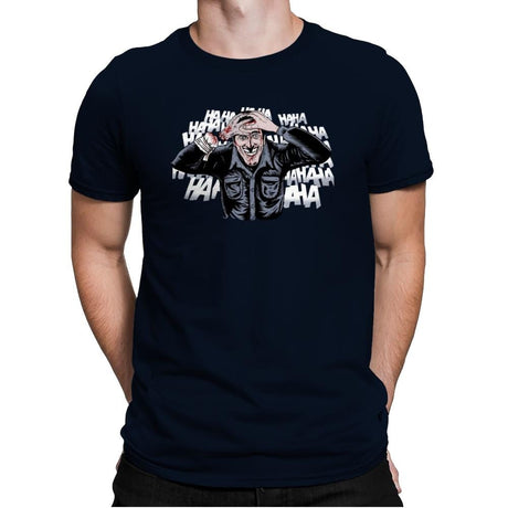 The Ash Laugh - Mens Premium T-Shirts RIPT Apparel Small / Midnight Navy