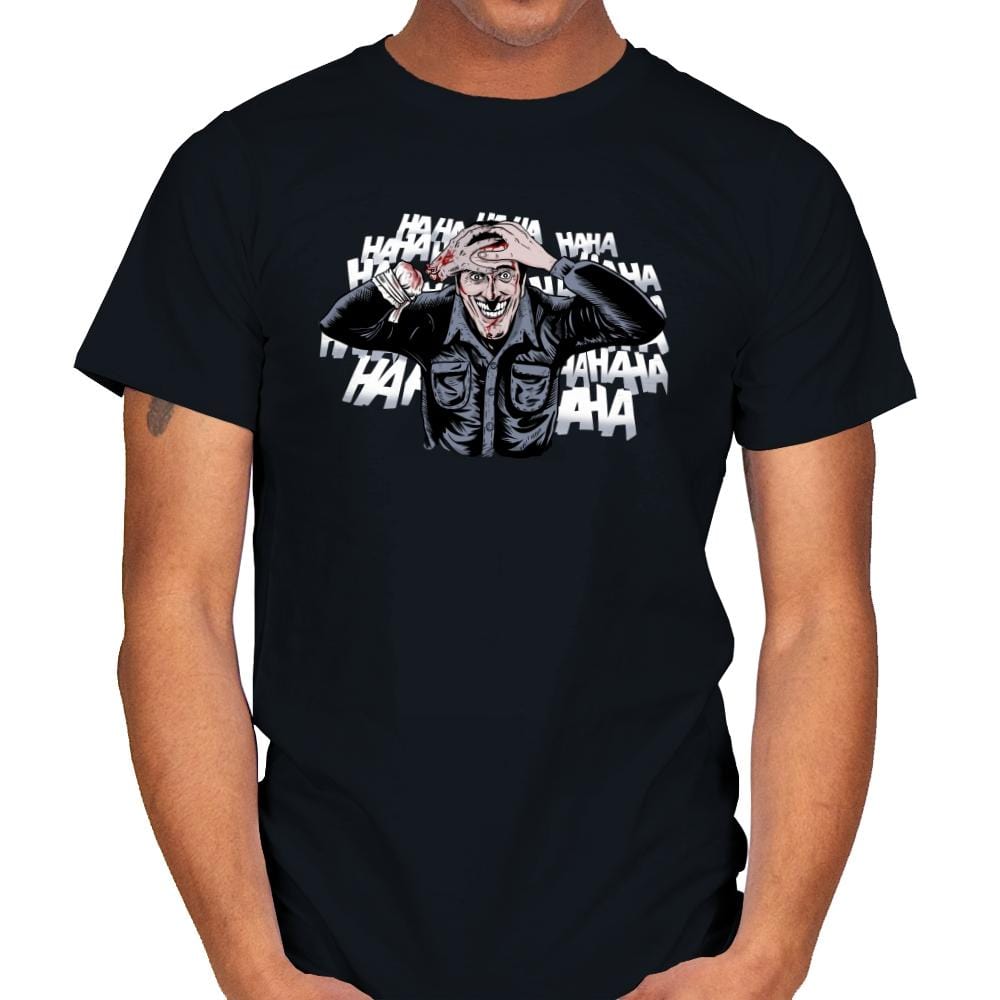 The Ash Laugh - Mens T-Shirts RIPT Apparel Small / Black