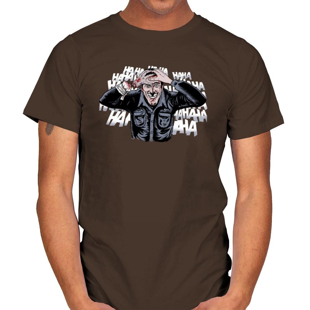 The Ash Laugh - Mens T-Shirts RIPT Apparel Small / Dark Chocolate