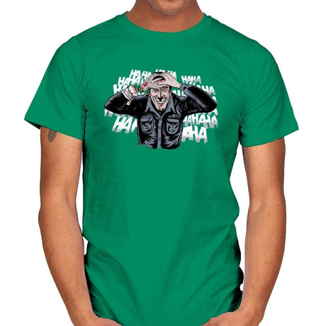 The Ash Laugh - Mens T-Shirts RIPT Apparel Small / Kelly Green